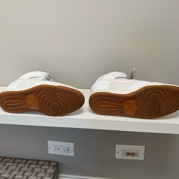 Nike white leather sky hi wedge - Picture 4 of 6